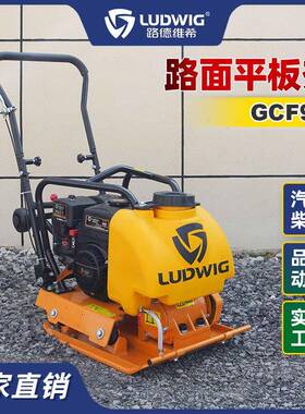 路德维希汽油平板夯混凝土沥青路面振动平板夯 GCF90平板夯