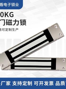 320KG单门磁力锁木门铁门电磁锁门禁锁明装磁吸锁电子门禁磁力锁