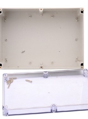 290*210*100mm塑料透明盖户外防水盒 ABS电气仪表接线盒按钮盒子