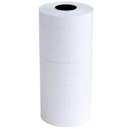 10卷双排MX-6600彩色打码机标价纸超市商品打价格标签贴纸价签白