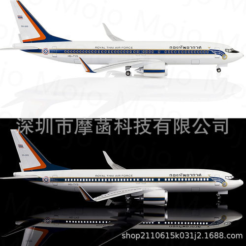 47cm泰国一号Scale 1:85 泰国737 Royal Thai Air Force 飞机