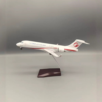 36cm合金仿真一二三航空ARJ21飞机模型客机C909拼装摆件礼物男生
