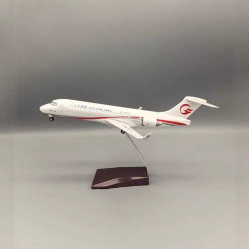 36cm合金仿真一二三航空ARJ21飞机模型客机C909拼装摆件礼物男生