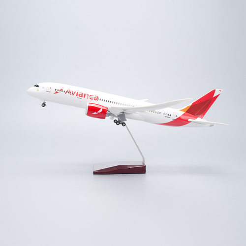 43CM哥伦比亚航空波音787飞机模型带灯带轮子仿真静态航模Avianca