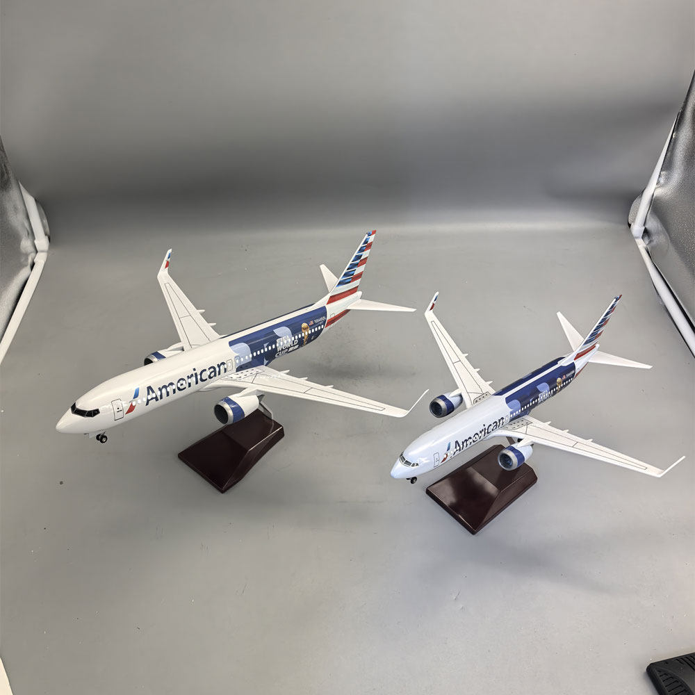 B737-800美加墨世界杯彩绘航模