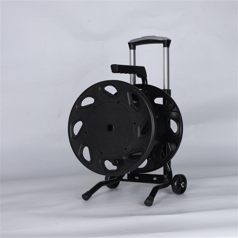 狼嚼电缆盘移动电线收线盘轮插排卷线盘收接线50米线滚子线板空盘