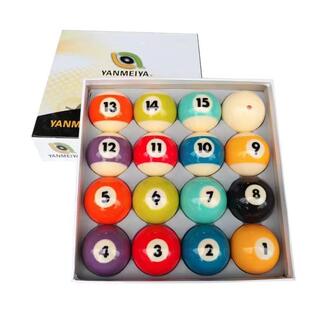 黑八台球子黑金刚TV水晶球台球母球独眼巨人标准台球子美式大号球