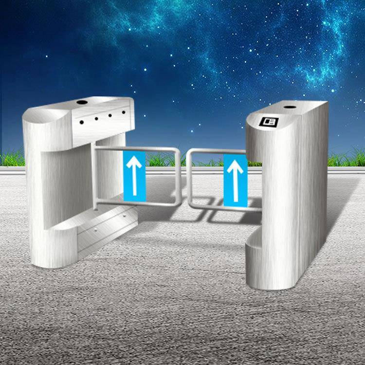 超市学校圆柱摆闸幼儿园翼闸门禁速通门人行通道闸机三辊闸