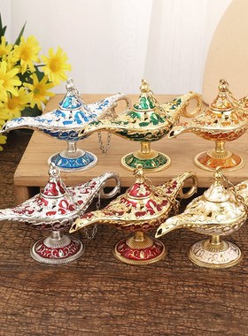 阿拉丁神灯玩具工艺品阿拉伯神灯神灯壶敦煌许愿灯埃及神灯新疆