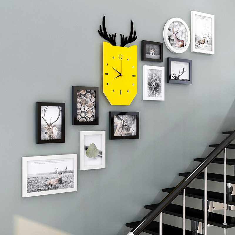 012-10框照片墙 相框挂墙组合创意北欧风格楼梯复合楼相片墙,鲜花速递/花卉仿真/绿植园艺,其它园艺用品,淘宝优惠券,粉丝福利购,淘宝优惠卷