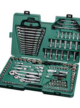 世达 09510件系列综合组套修车工具汽修套筒棘轮扳手套装