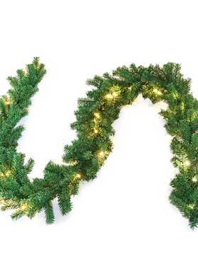 现货1.8M绿色加密pvc藤条绑灯发光藤条180T30LED灯