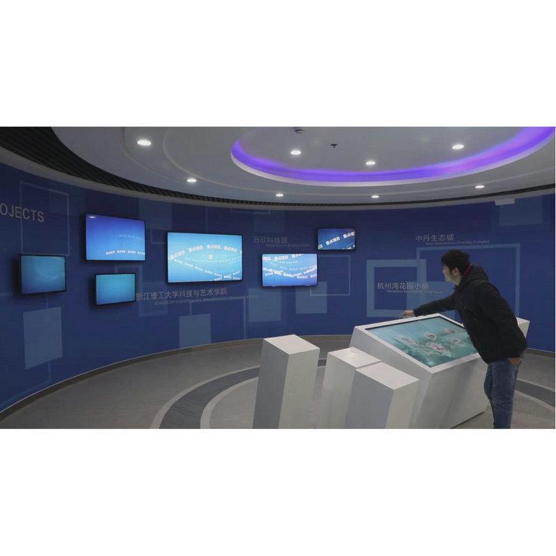 专业视频介绍图文介绍触摸一体机 可触摸操作飞屏系统