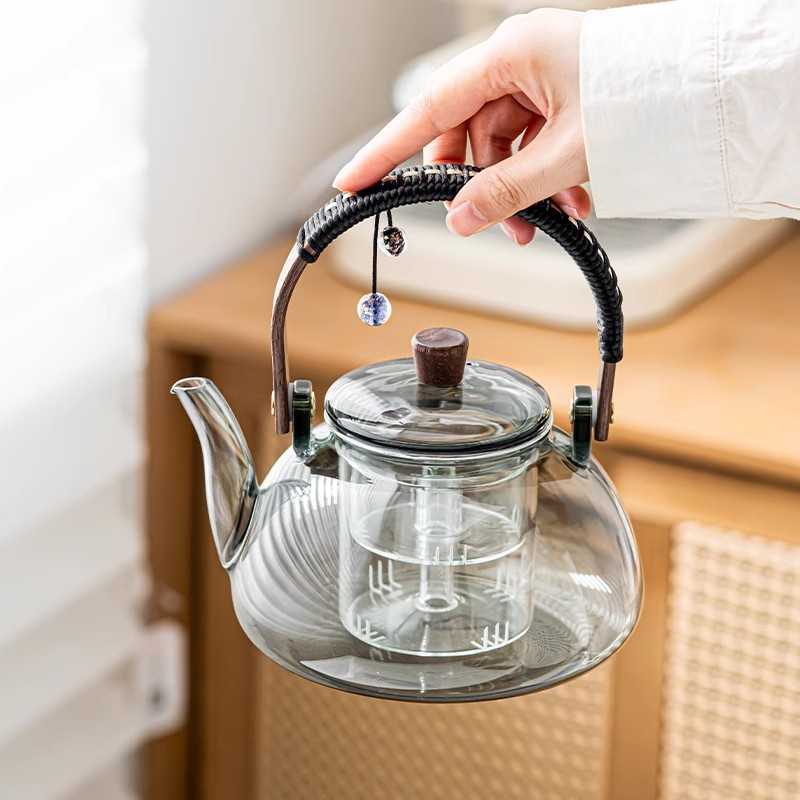电陶炉煮茶器简易煮茶炉家用办公室玻璃提梁壶烧水泡茶专用养生壶图片