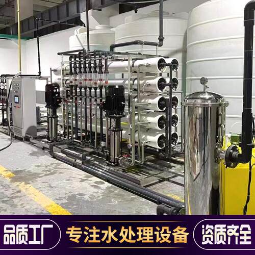 6吨/时双级反渗透纯净水处理设备工业去离子水实验室超纯水机厂家