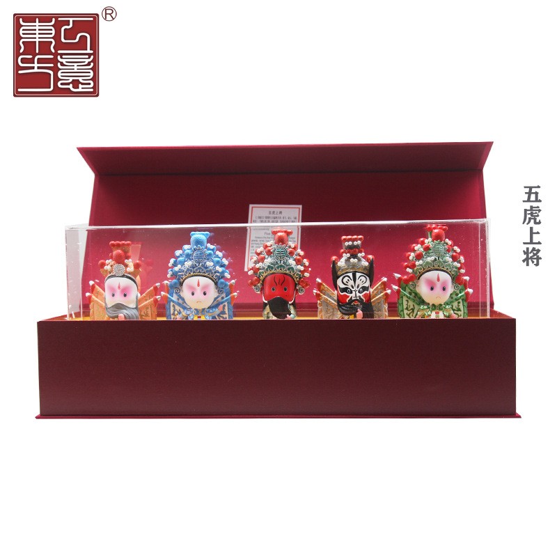 厂家直批 新奇特创意商务会议外事工艺礼品摆件 三国五虎上将公仔