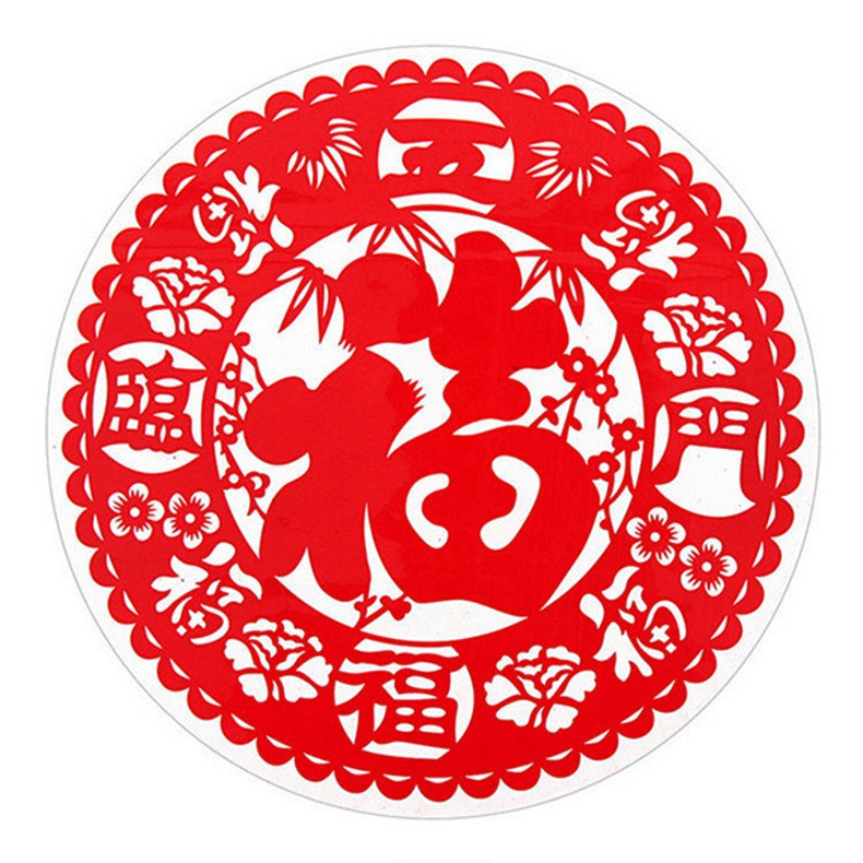 商场新年布置春节窗花道具铁质灯笼剪纸艺术金属道具装饰品
