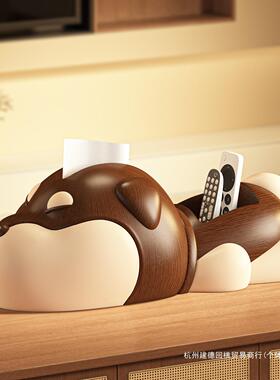 中古风摆件客厅房间茶几桌面装饰品抽纸盒纸巾盒乔迁礼物