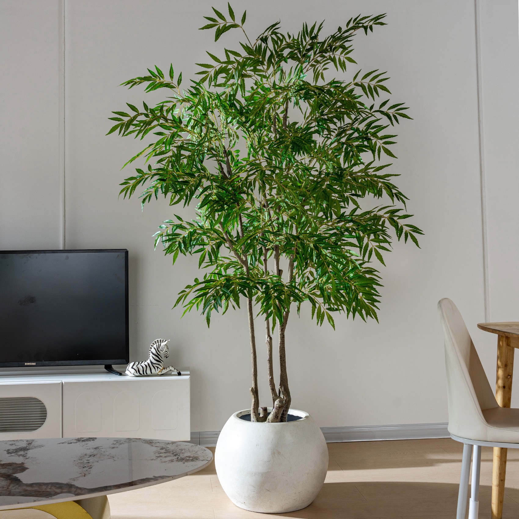 超大型仿真植物十大功劳室内商场盆景仿生塑料绿植 景观摆件