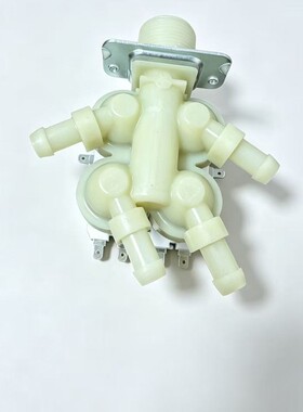 5220FR2008Y 四通出口洗衣机进水阀 DC12V 美制进水螺纹