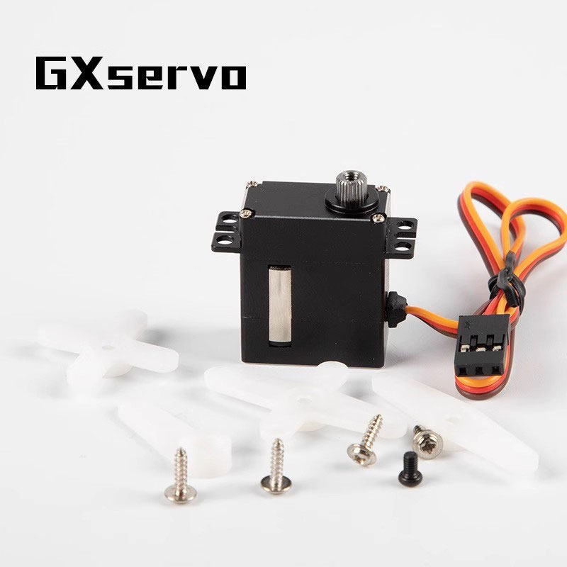GXservo功勋9克数字6kg 舵机 全金属航模机器人模型车换档小舵机
