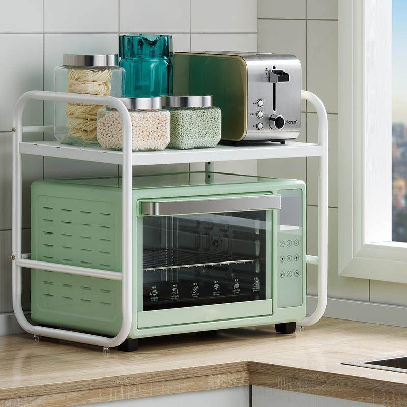 A9L不锈钢厨房置物架微波炉架子桌面烤箱收纳台面家用双层调料架,厨房/烹饪用具,抹布架/厨房清洁收纳架,淘宝优惠券,粉丝福利购,淘宝优惠卷