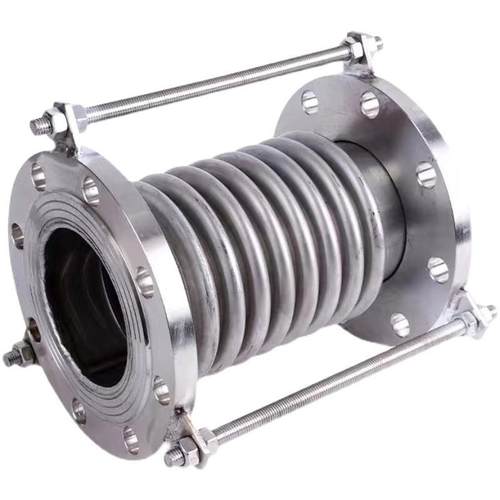 不锈钢补偿器304真空拉杆管dn50/100/200金属法兰式膨胀节伸缩节