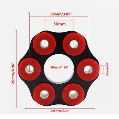 改装变速器传动轴柔性接头盘26117511454适用宝马M396mm12mm