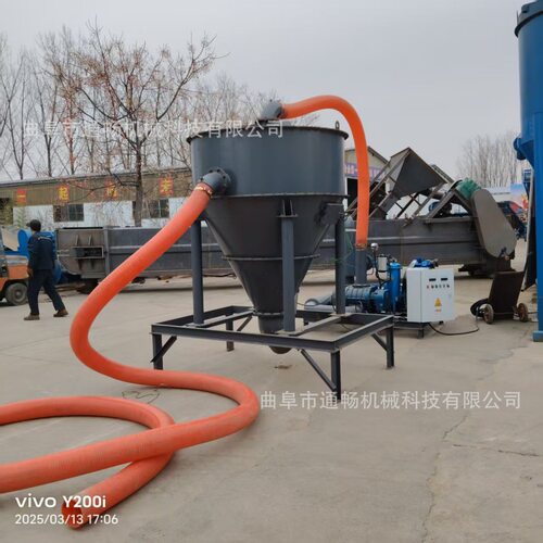 中铁工程泥浆负压吸料机粉煤灰装车气力输送机砂石远距离输送设备