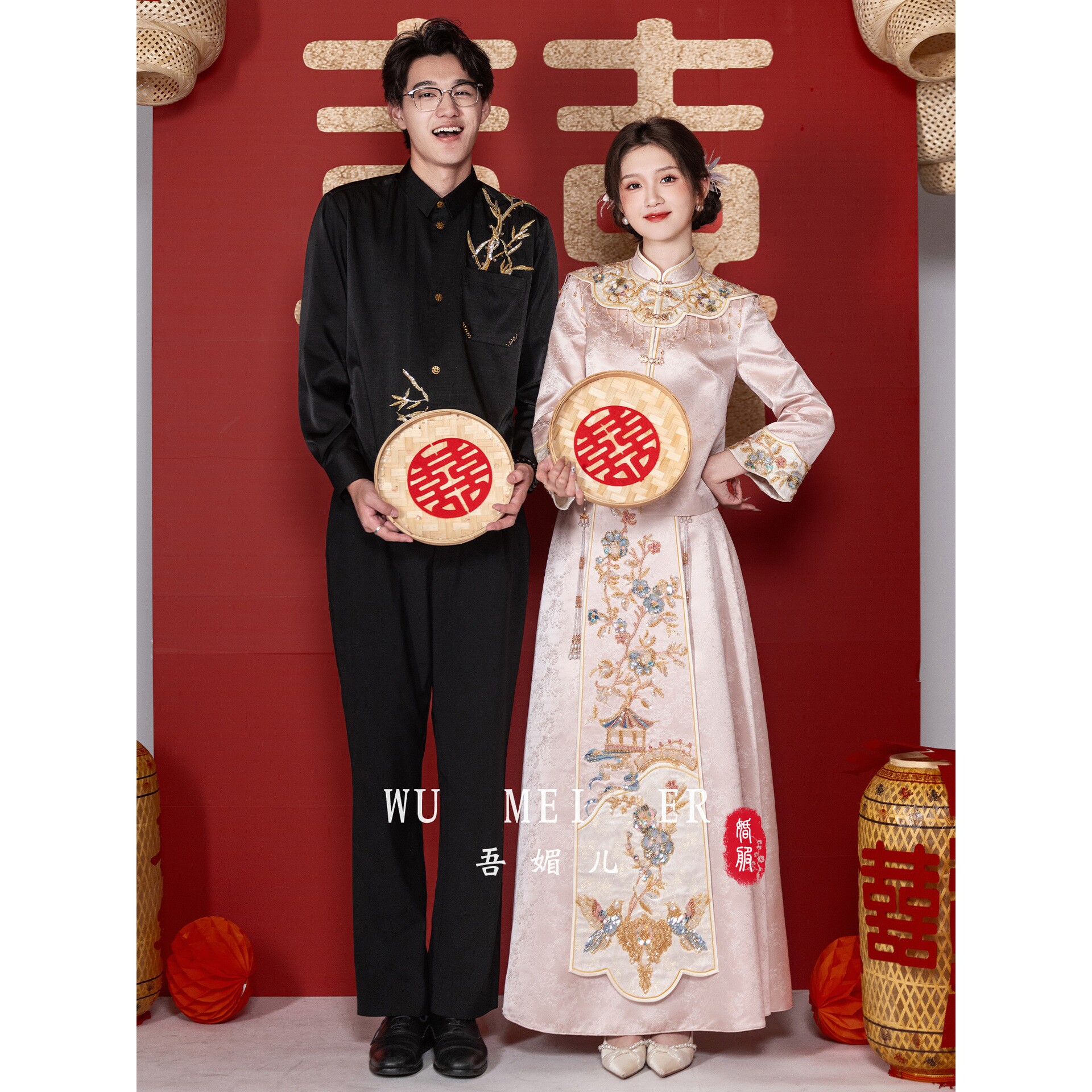秀禾服婚服2026新款新娘高端结婚敬酒服礼服新中式粉色秀和嫁衣女