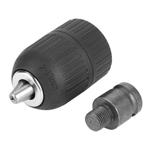 SDS电锤转换头+电钻手紧式夹头2-13MM 1/2-20UNF螺纹 钻夹头