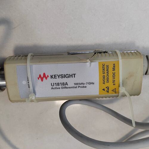 议价Keysight是德U1818A有源差分探头，100kHz-可维修