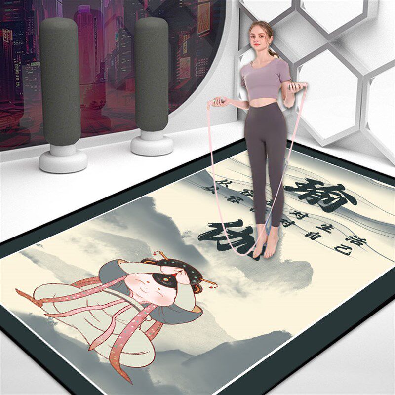 瑜伽垫家用室内静音防滑隔音地垫跳绳加厚减震垫瑜伽健身跳舞毯子