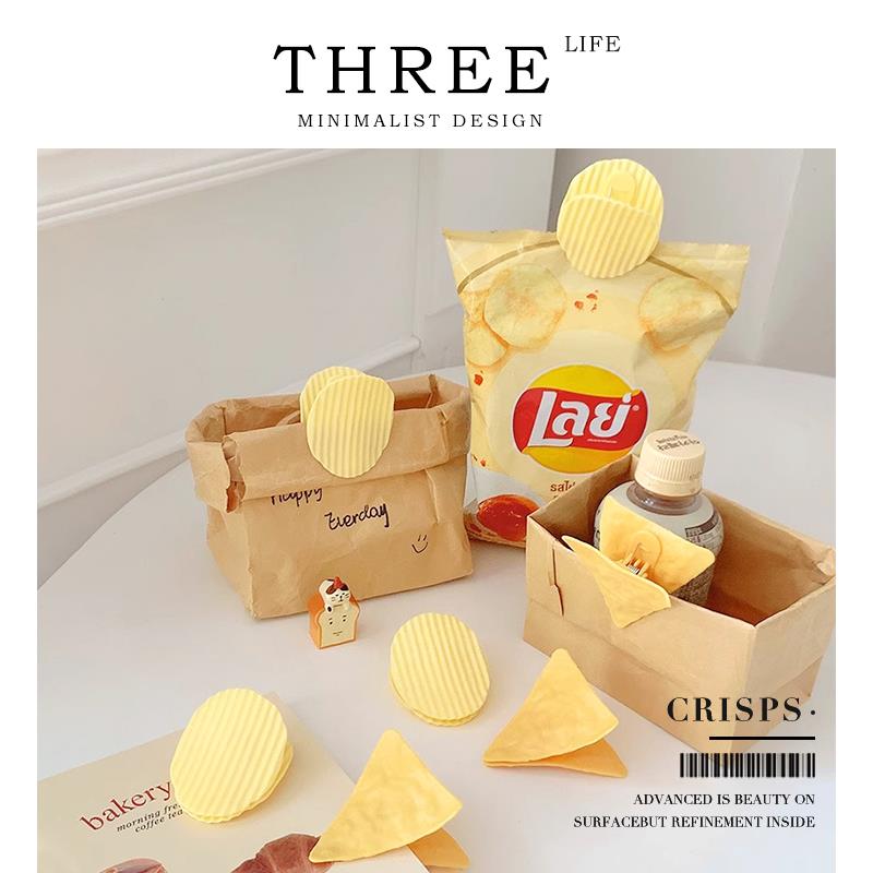 Tlife·Crisps·封口夹ins薯片夹零食食品密封夹保鲜神器 | 薯片