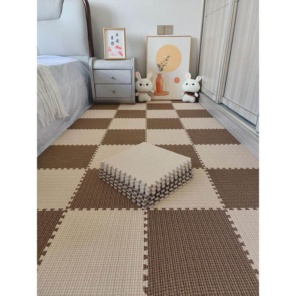 女孩房间床边地毯卧室全铺可擦洗泡沫拼接垫子地垫大面积地板铺垫,居家布艺,家用脚垫,淘宝优惠券,粉丝福利购,淘宝优惠卷