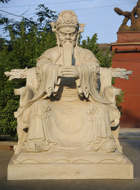 迎善永安东海龙家居摆件玻璃钢白胚彩绘龙五爷纯手工工艺品厂家