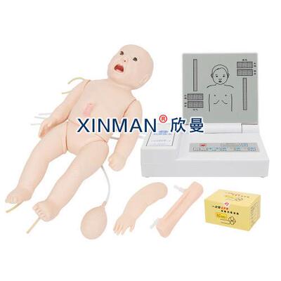 新生儿心肺复苏模拟人（CPR心肺复苏+气管插管+护理三合一功能）