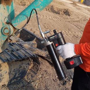 格瑞特24V高压数显电动黄油枪LG2400便携自动排气带锂电电池