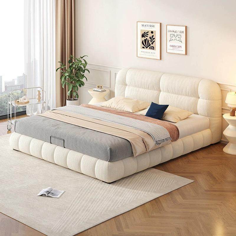 奶油风泡芙布艺床现代简约主卧小户型.米双人床.米储物软包床,特色手工艺,其他特色工艺品,淘宝优惠券,粉丝福利购,淘宝优惠卷