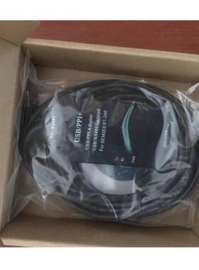 PLC编程电缆S7-200CN下载线USB-PPI黑色电缆