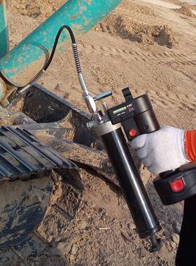 格瑞特24V高压数显电动黄油枪LG2400便携自动排气带锂电电池