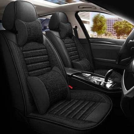 汽车座套比亚迪F3元F6唐S6秦S7宋L3速锐G3G6全包四季通用亚麻坐垫