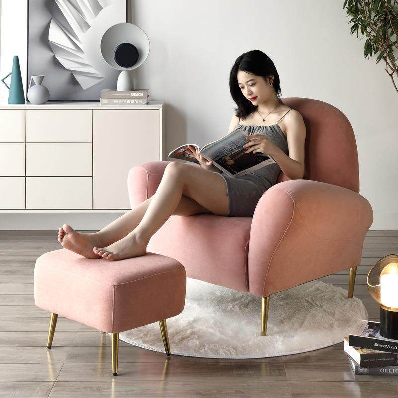 北欧单人沙发轻奢老虎椅客厅阳台布艺沙发美式休闲椅子卧室化妆椅,清洗/食品/商业设备,风口/风叶/风机配件,淘宝优惠券,粉丝福利购,淘宝优惠卷