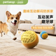 petleap狗狗互动发声磨牙球耐咬不坏洁齿玩具缓解拆家TPR材质安全