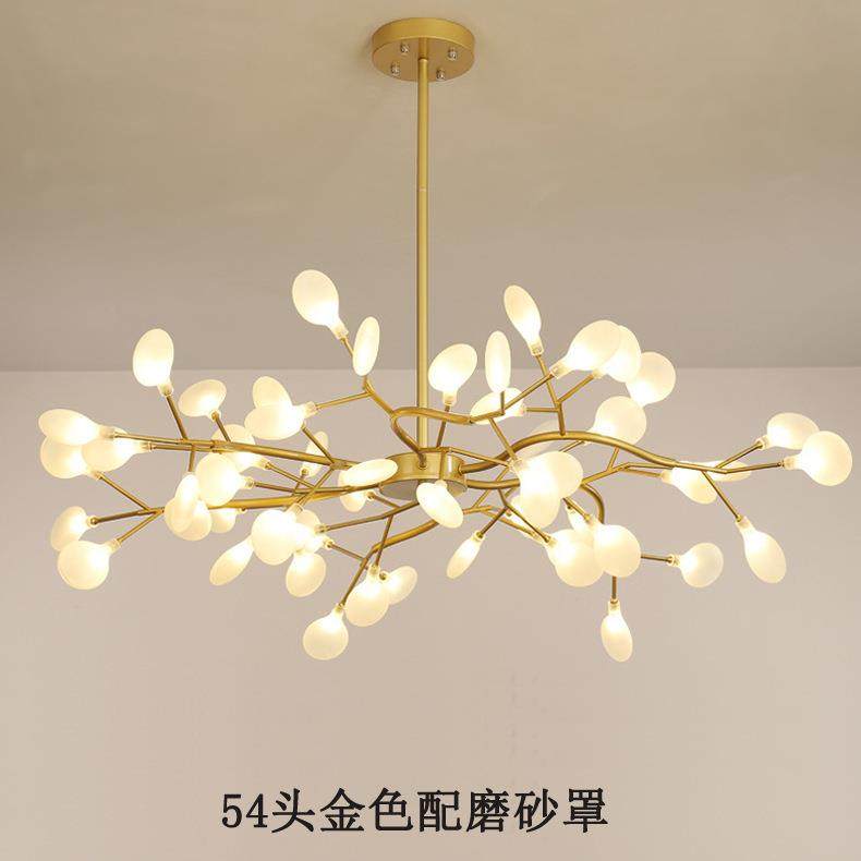 新款萤火虫吊灯北欧轻奢客厅灯温馨浪漫主卧室房间灯枝形室内吊灯,自行车/骑行装备/零配件,更多零件/配件,淘宝优惠券,粉丝福利购,淘宝优惠卷