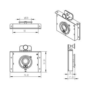 F032抽屉指纹锁首饰盒指纹密码 锁指纹开锁智能开锁家具五金