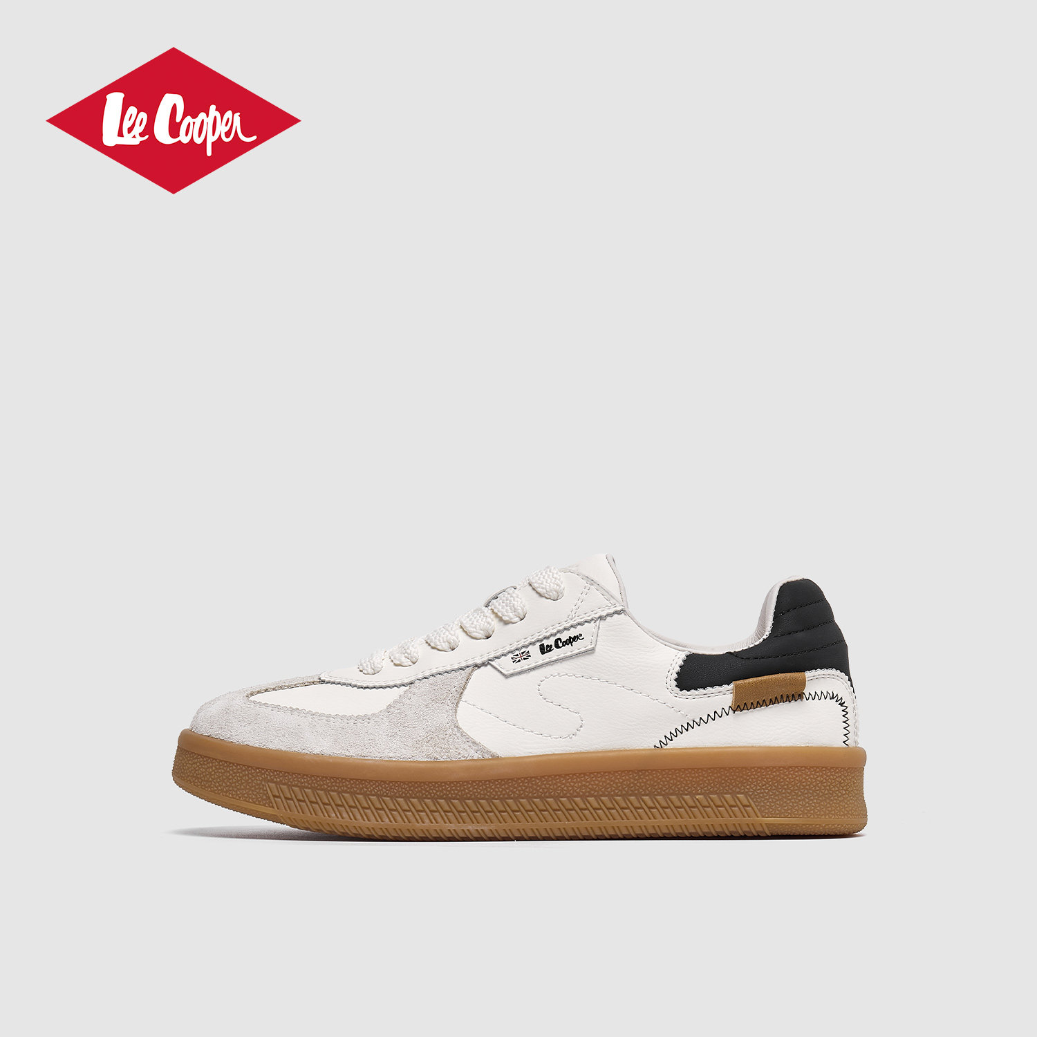 Lee Cooper时尚德训鞋男款2026新款春季复古增高耐磨低