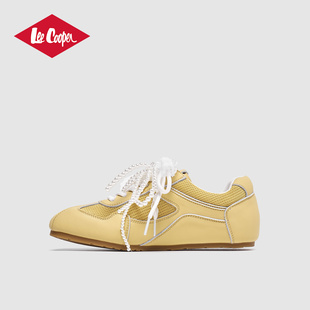 街头耐磨运动鞋 Lee 平透气底百搭休闲鞋 女25秋冬新款 Cooper德训鞋