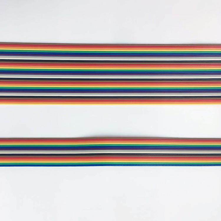 彩排线UL265128AWG7/0.127MM导体1.27间距3-64P覆膜工艺 - 实物图