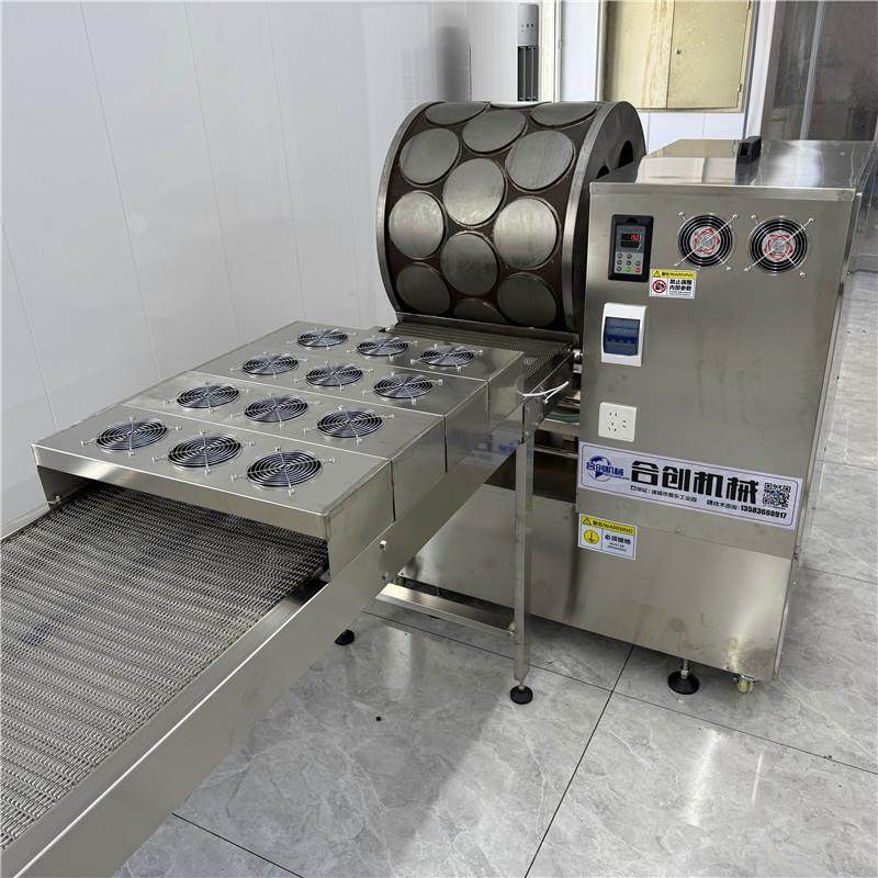 不锈钢烫皮机全自动小型薄饼机数控操作上模蛋皮机厂家